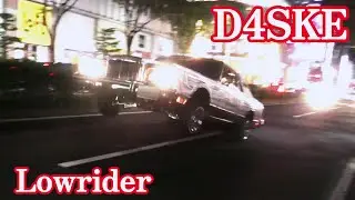 D4SKE Lowrider Cruising Street Night Nagoya Japan 2025.7