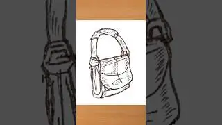 Product Design bag 🛍️ Daily art diary Day 20 | #productdesign #bag #art #anuragartbuddy #shorts