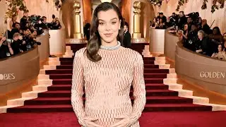 Hailee Steinfeld stuns with BABY BUMP on Golden Globes red carpet! 🤰✨