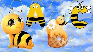 ABC Song With Buzzing Bees🐝  Fun Alphabet Song for Kids | Learn Letters with Bee Friends!