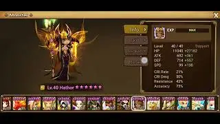 Summoners war Best Hathor in the world!