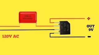 How To Make 9 Volt Power Supply Circuit || 220V AC To DC 9V Supply | Simple Power Supply 