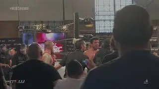 SIMON GRIMM LOSING CONTROL AT MLW CHICAGO!