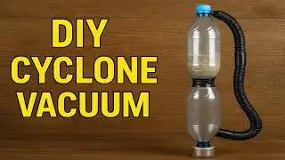 🌀 How to Make a DIY Cyclone Vacuum from Plastic Bottles | Powerful & Cheap Dust Collector
