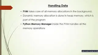 Learning Python - Part 7 (Memory Allocation)