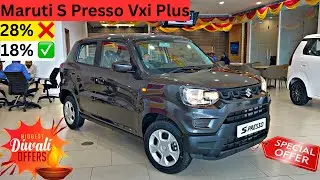 2025 Maruti Suzuki S Presso VXI PLUS Top Model With New GST 2.0✅ | S Presso Top Model Review | 