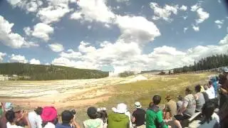 Old Faithful complete eruption, Yellowstone National Park