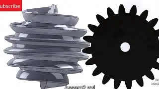 Globoid Spiral Gear wheels in solidworks