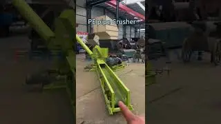 HDPE Pipe Crusher | Replacing the Shredder #HDPE #PipeCrusher