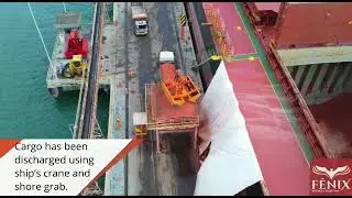 Jul, 01st / 2022 - MV Santorini Island - Discharging fertilizer (Muriate of Potash) at Aratu Port