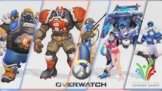 Overwatch| Summer Games 2018 - All New Skins, Sprays, Voicelines and Emotes