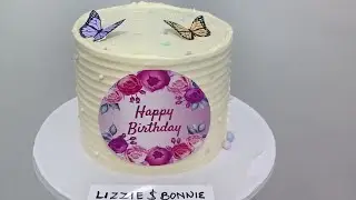MBINU ZA KUREMBA HII KEKI NA KUBANDIKA STIKA / how to decorate this birthday cake step by step