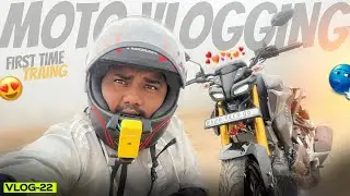 First time trying motovlogging😁.