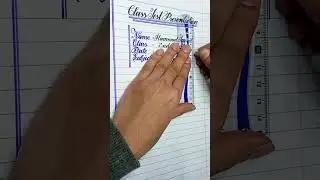 BIOLOGY CLASS TEST PRESENTATION #shorts #short #calligraphy #english #bts #skills #artist #pen #army
