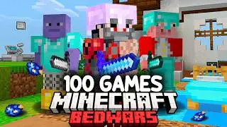 Я сыграл 100 игр в Hive Bedwars Minecraft!