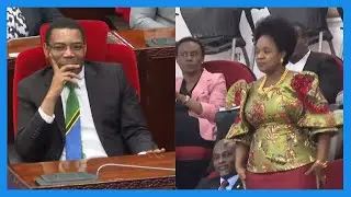 MKE WA MWIGULU AIBUA SHANGWE BUNGENI, MWIGULU AACHIA BONGE LA TABASAMU