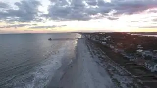 folly beach drone footage 4K