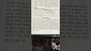 Early Rising paragraph 🛏️#paragraph #sleep #rising #earlyrising #books #study #topper #shorts #reels