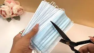 Upcycle Medical Masks into Stunning Home Decor!😍 Genius IDEAS from Waste!