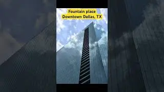 Fountain ⛲️place Downtown, Dallas. 😀#shorts #short #shortvideo #shortsfeed