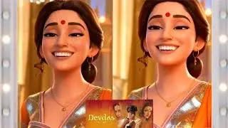 AI Devdas | animated | Dialogue| beautiful 