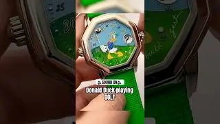 ⛳️🏌️&zwj;♂️GERALD GENTA Donald Duck Golf !! #golf #shorts #watches #tigerwoods 📽️:equationdutemps