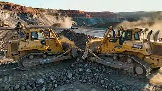 Monster Bulldozers Transforming Wasteland! Mine Reclamation Project