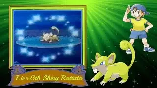 [WSHC#1] Live 6th Shiny Rattata in Pok&eacute;mon Heart Gold after 29,296 REs (Phase 15)