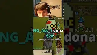 My First Ever Dono On Twitch #streamer #streaming #osrs #shorts #osrsshorts #twitch #pking #dono