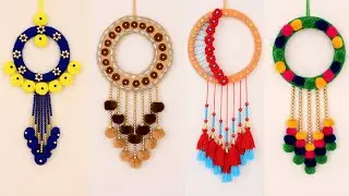 USEFUL! WALL HANGING CRAFT IDEA | BEST OUT OF WASTE WOOL CRAFT IDEAS