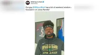 A bit of weekend wisdom - focused in on Julius Randle!