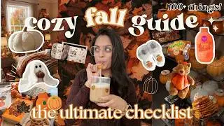 the ULTIMATE fall guide! 🍂🤎☕️ decor, cozy books, movies, bodycare, fashion, cozy games & hobbies