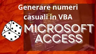Generare numeri casuali in VBA di Microsoft Access