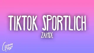 ZAH1DE - TikTok Sportlich