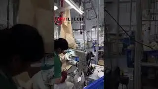 Smart Sewing Line for Dust Filter Bags #SFFILTECH#DustFilterBag#AutomaticProduction#SmartSewingLine
