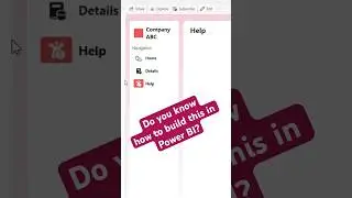 Just dropped a new #powerbi  #tutorial  build the ultimate page navigation in under 30 minutes