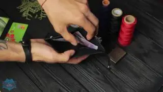Мужской кожаный бумажник ручной работы VOILE vl-mw8-blk купить в Украине. Обзор.