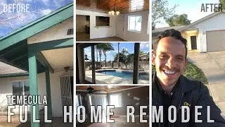Extremely Distressed Home Remodel In Temecula Before And After