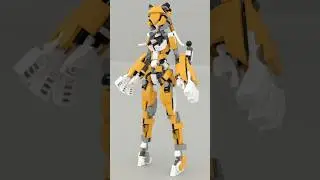 Custom LEGO Mecha Girl | Robot MOC Keren!