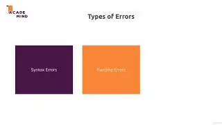 7  Understanding different Error Types