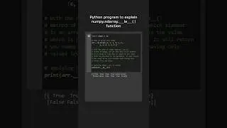 numpy.ndarray.__le__( ) function for NUMPY in Python 😱😁😱😁😎