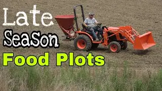 Late Season Food Plots| Planting Mid August| SW Indiana
