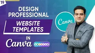 How to Design Website Templates Using Canva | How To Use Canva Website Template | #canvacourse