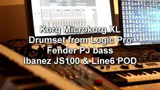 Final countdown cover (Microkorg XL, Ibanez JS100,Line6 POD)