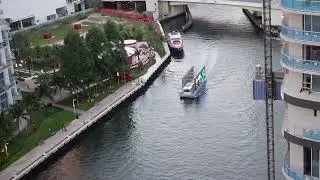 Ballyhoo Media Advertising Up & Down The Miami River #miamiriver