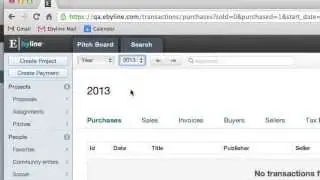 Ebyline Tutorial: Transaction page for Editors