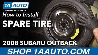 How to Spare Tire 04-09 Subaru Outback
