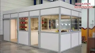 குறைந்த விலையில் Aluminum Office Partitions Work In Madurai || Cheap Price Aluminum Door #aluminium