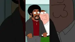 Stewie being racist towards black man 💀 #familyguy #petergriffin #shorts #loisgriffin