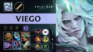 Viego Mid vs Corki - KR Grandmaster Patch 26.01